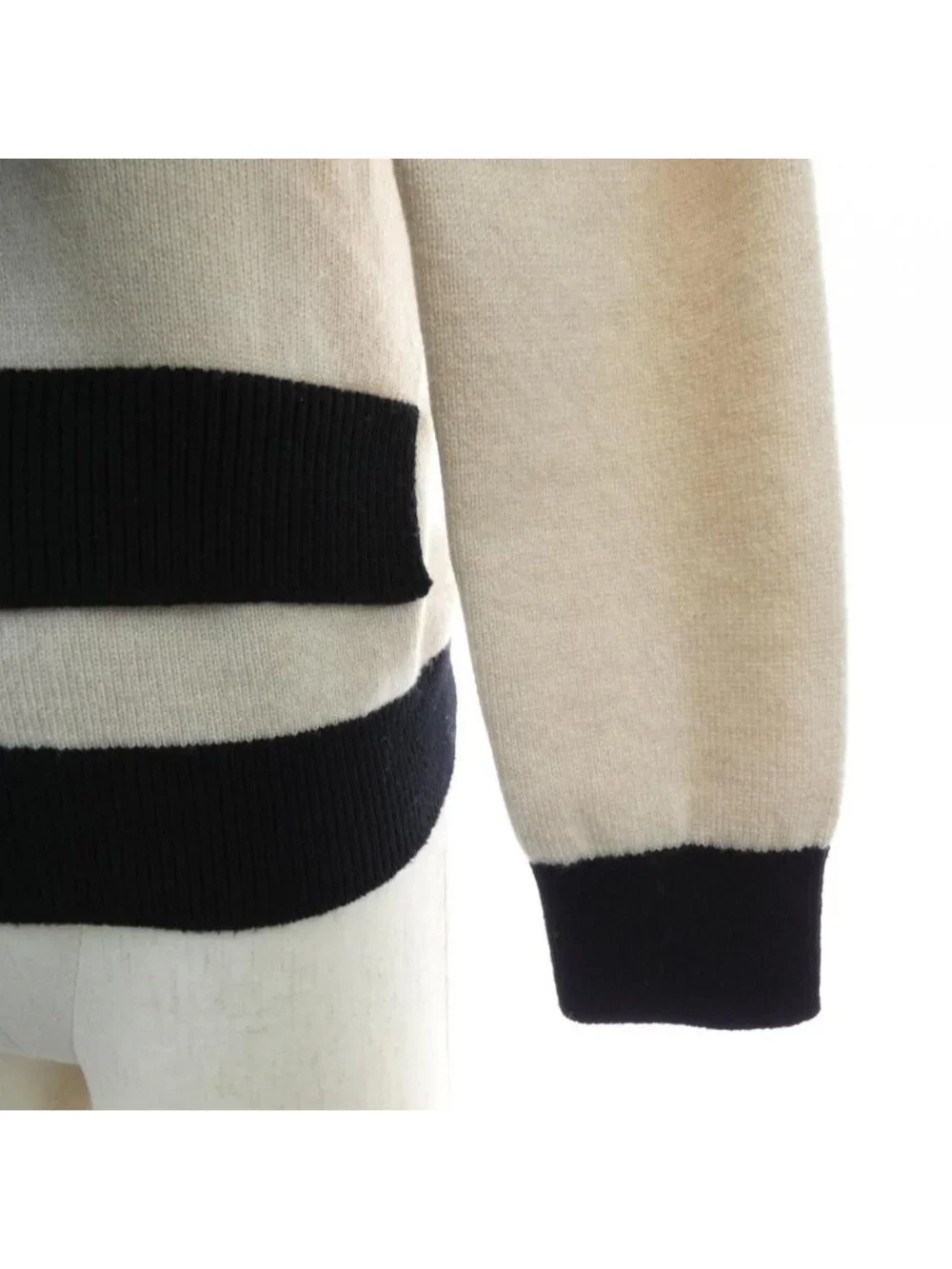 Chanel Knit Top Cashmere Beige Color
